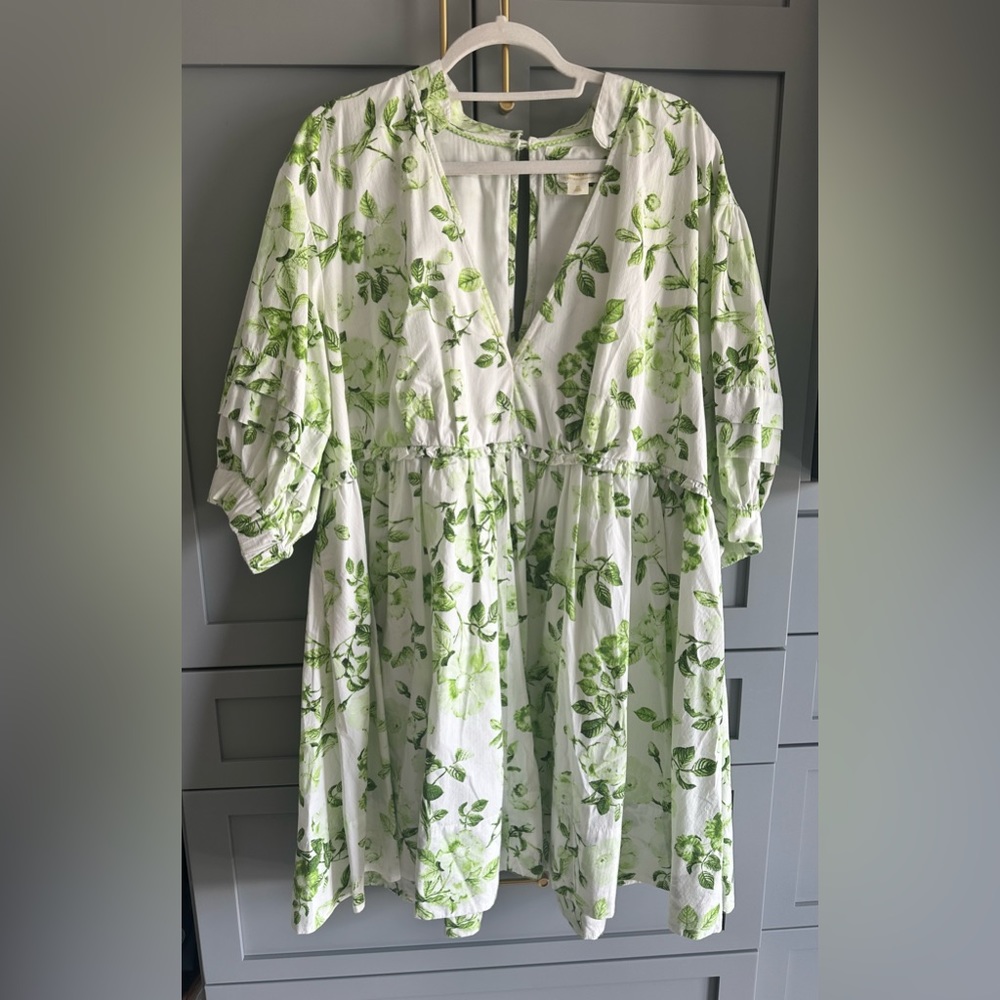 Mauve by Anthropologie V- Neck Tunic Dress - Size 2X